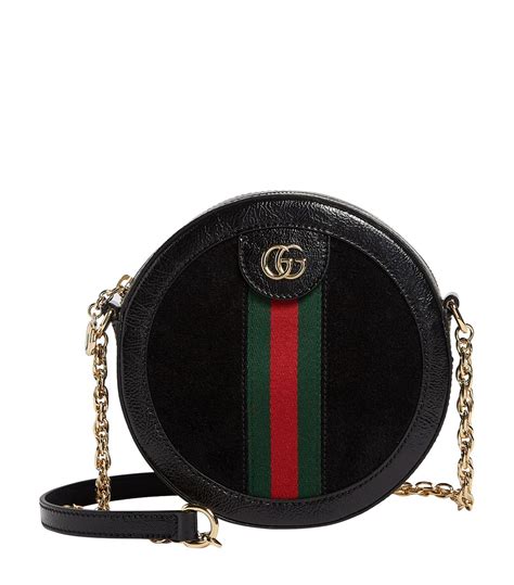 gucci ophidia bag black rond|gucci black suede ophidia bag.